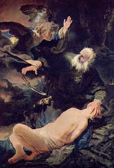 Rembrandt Peale sacrifice of Abraham France oil painting art